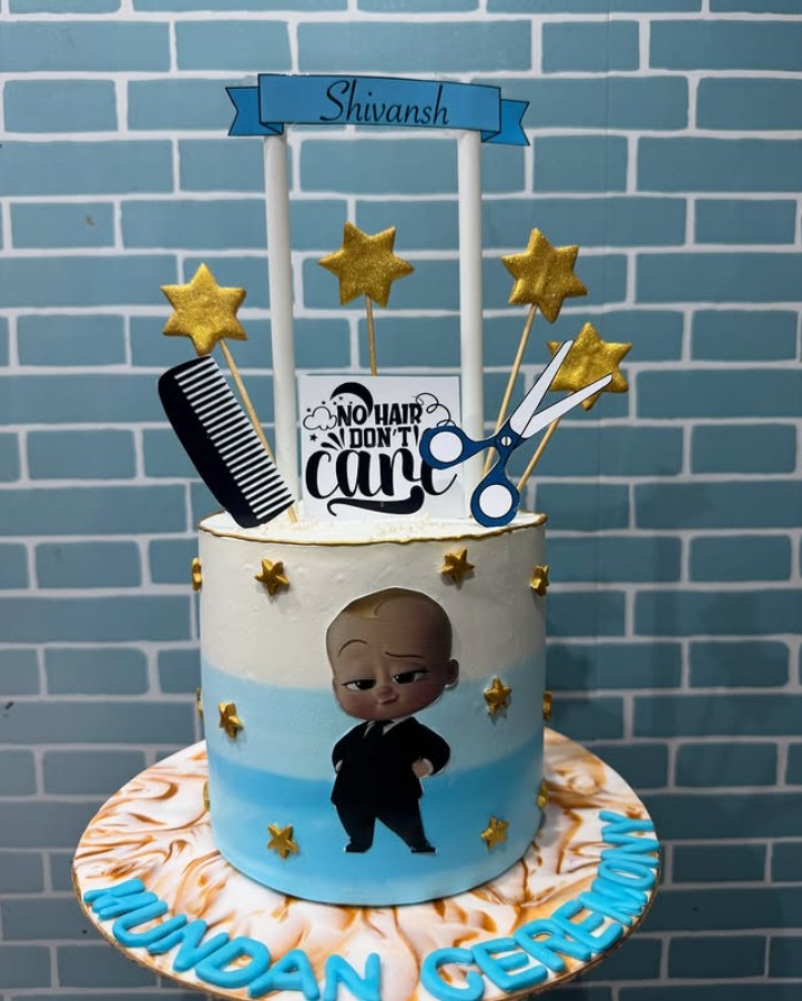 mundan cake