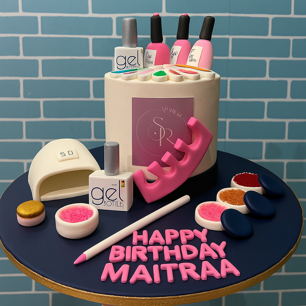MAKEUP THEME CAKE